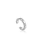 Ania Haie Silver Smooth Twist Ear Cuff