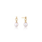 Ania Haie Gold Pearl Drop Stud Earrings