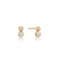 Ania Haie Gold Orb Sparkle Stud Earrings