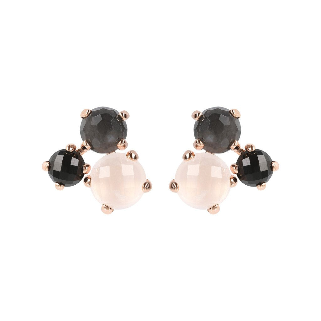 Bronzallure Trilogy Felicia Stud Earrings