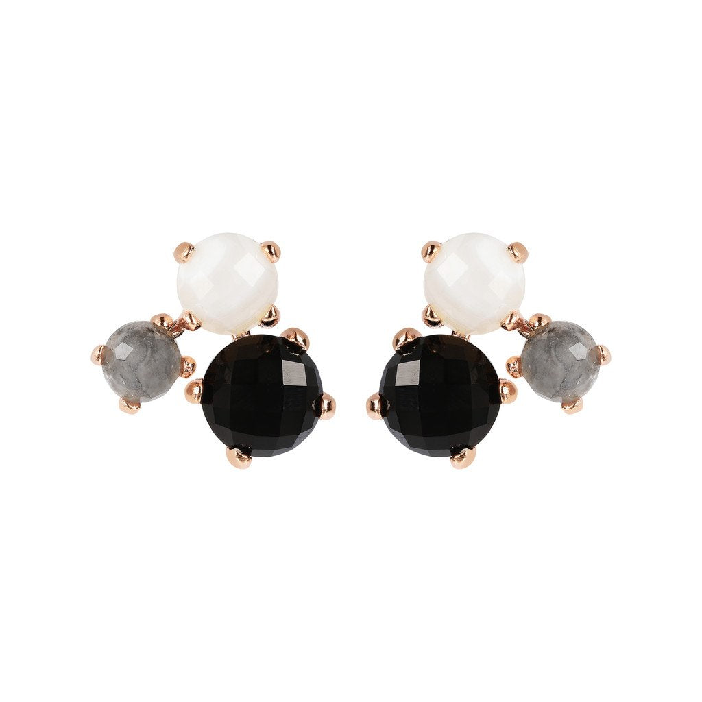 Bronzallure Trilogy Felicia Stud Earrings