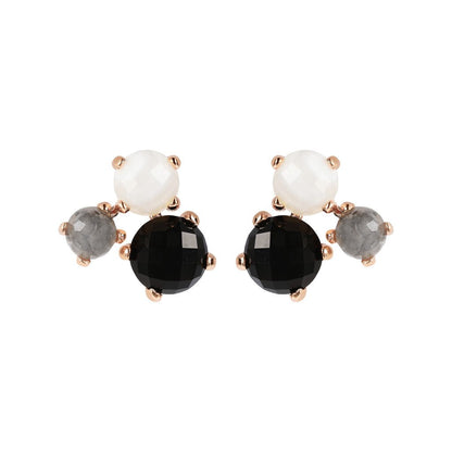 Bronzallure Trilogy Felicia Stud Earrings