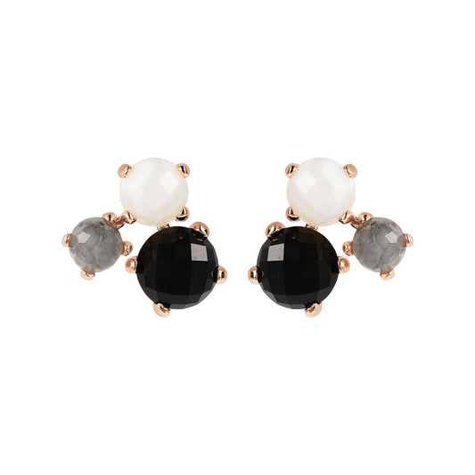 Bronzallure Trilogy Felicia Stud Earrings