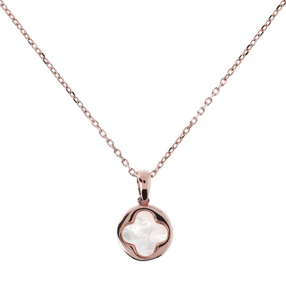 Bronzallure Small Four-Leaf Clover Necklace