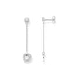 THOMAS SABO Sparkling Circles Drop Silver Earrings