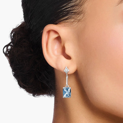 THOMAS SABO Heritage Aqua Stone Drop Earrings