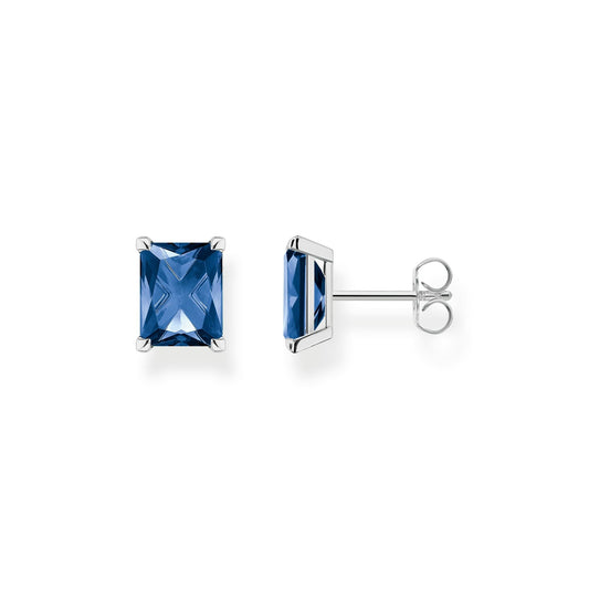 Thomas Sabo Ear studs blue stone