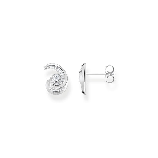 Thomas Sabo Ear studs wave with stones