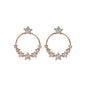 Bronzallure Hoop Earrings Stars