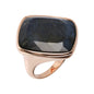 Bronzallure Incanto Rhombus Shape Faceted Stone Ring