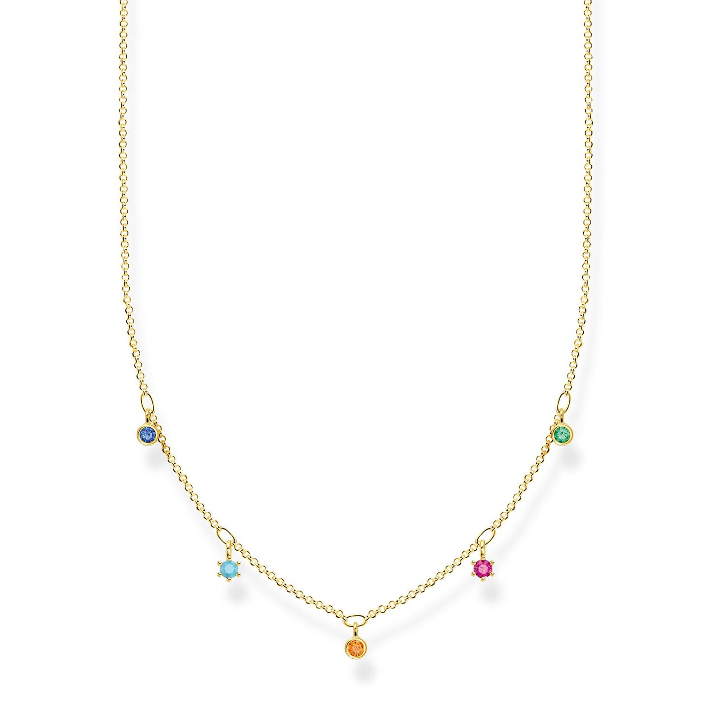 Thomas Sabo Necklace Colourful Stones