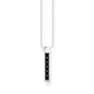 THOMAS SABO Heritage Black Bar Necklace