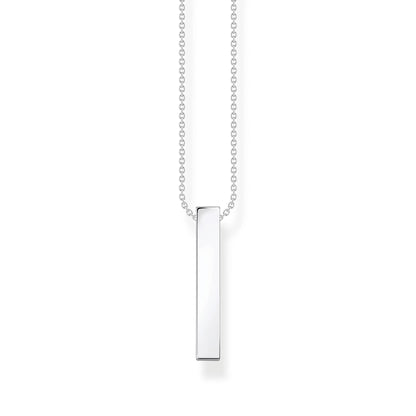 THOMAS SABO Heritage Black Bar Necklace