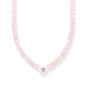 THOMAS SABO Choker Heart With Pink Pearls