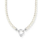 THOMAS SABO Silver Pearl Charm Necklace