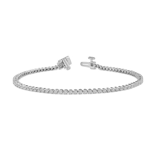 1.00ct Lab Grown Diamond Tennis Bracelet in 18K White Gold