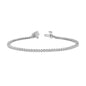 1.00ct Lab Grown Diamond Tennis Bracelet in 18K White Gold