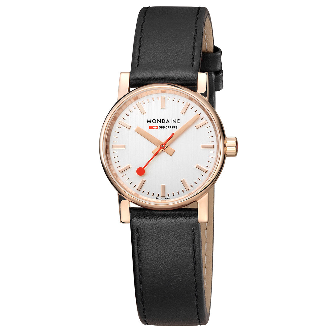 Mondaine Official Swiss Railways Evo2 30mm Rose Gold Watch