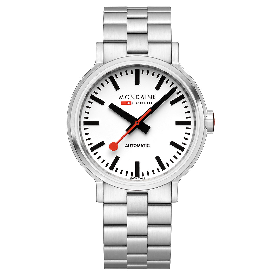 Mondaine Official Swiss Railways Stainless Steel 41mm Original Automatic Watch