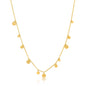 Ania Haie Geometry Mixed Discs Necklace - Gold