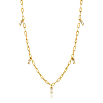 Ania Haie Glow Drop Necklace - Gold