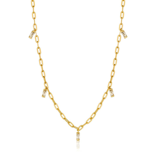 Ania Haie Glow Drop Necklace - Gold