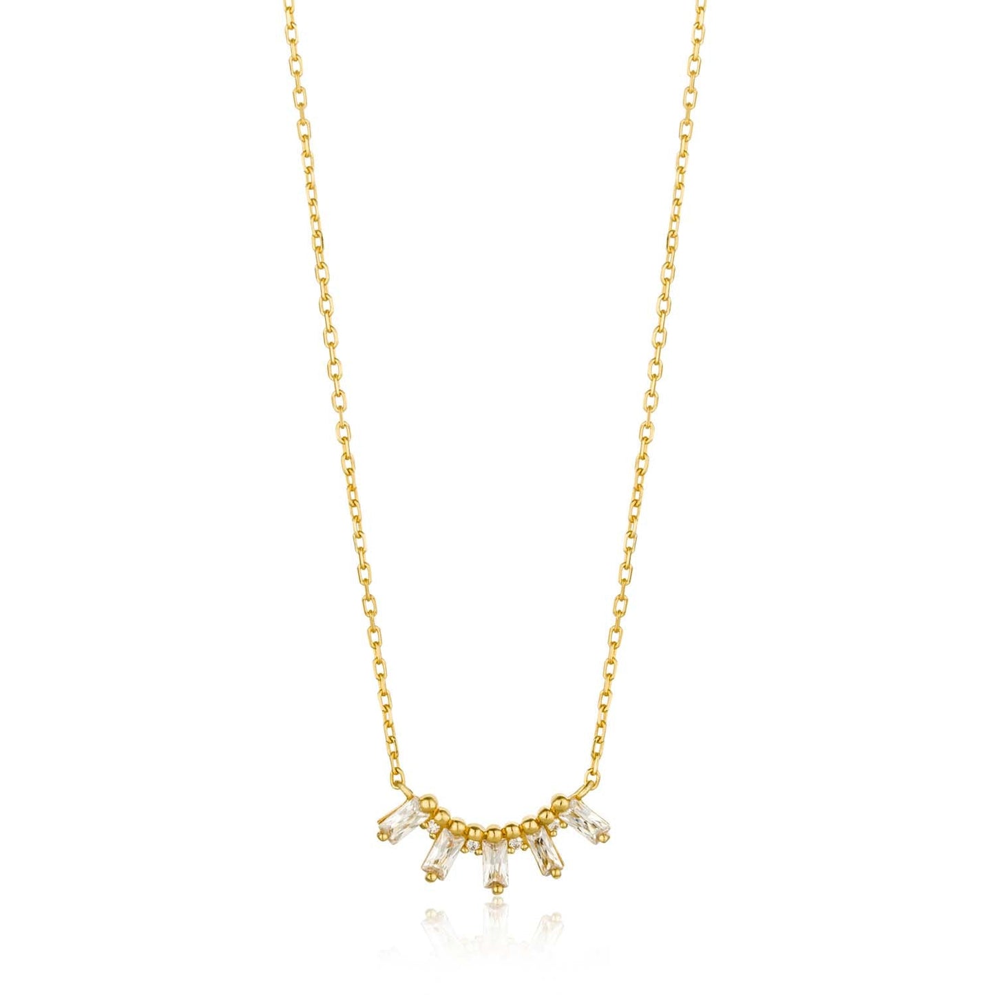 Ania Haie Glow Solid Bar Necklace - Gold