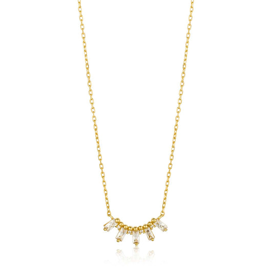 Ania Haie Glow Solid Bar Necklace - Gold