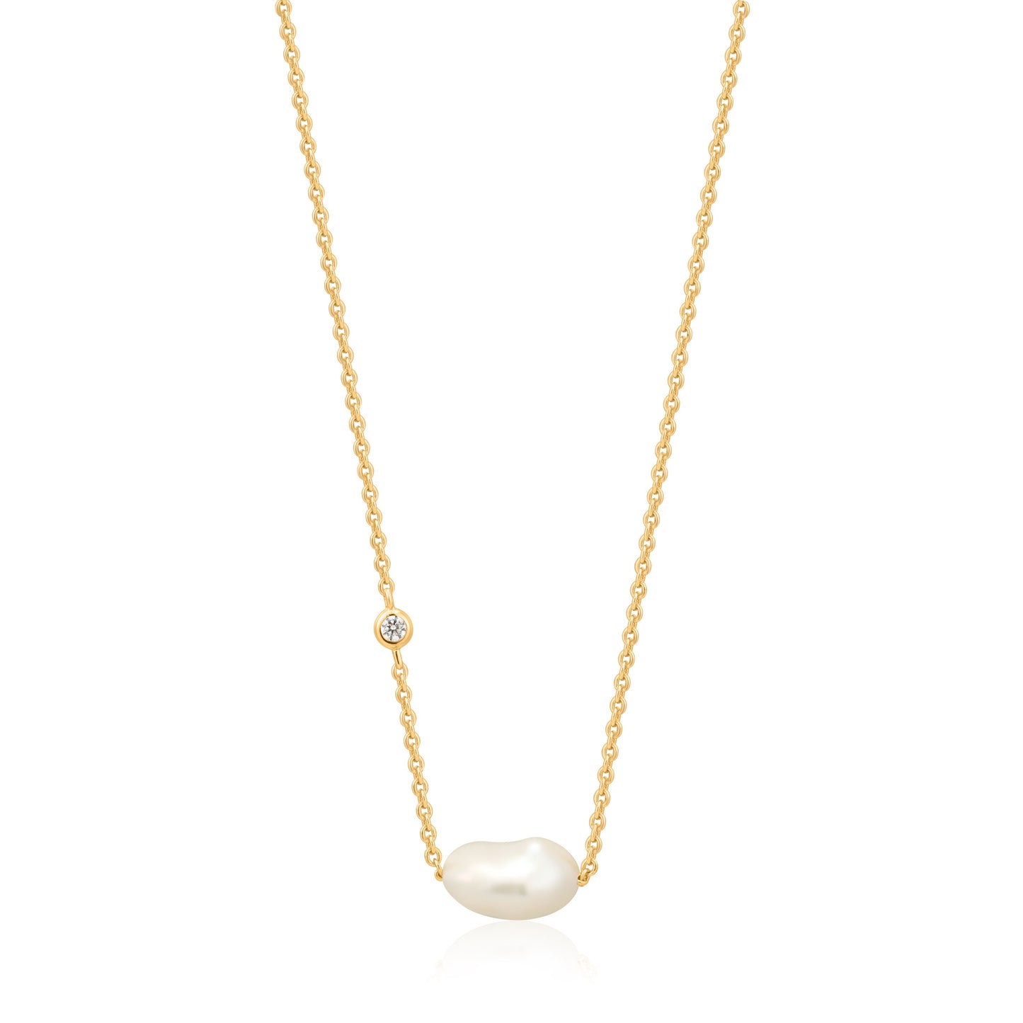 Ania Haie Pearl Necklace Gold