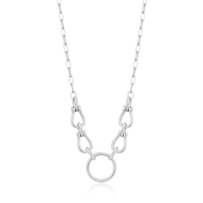 Ania Haie Horseshoe Link Necklace - Silver