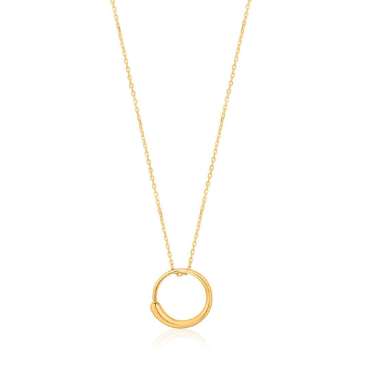 Ania Haie Luxe Circle Necklace - Gold