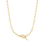 Ania Haie Gold Knot T Bar Chain Necklace