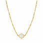 Ania Haie Compass Emblem Gold Figaro Chain Necklace