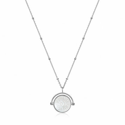 Ania Haie Sunbeam Emblem Silver Necklace