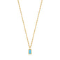 Ania Haie Turquoise Drop Pendant Gold Necklace