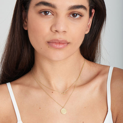 Ania Haie Gold Rope T-Bar Necklace