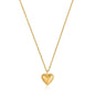 Ania Haie Gold Rope Heart Pendant Necklace