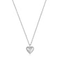 Ania Haie Silver Rope Heart Pendant Necklace