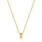 Ania Haie Gold Smooth Twist Pendant Necklace