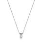 Ania Haie Silver Smooth Twist Pendant Necklace