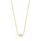 Ania Haie Gold Sparkle Emblem Chain Necklace