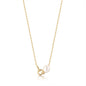 Ania Haie Gold Pearl Link Chain Necklace