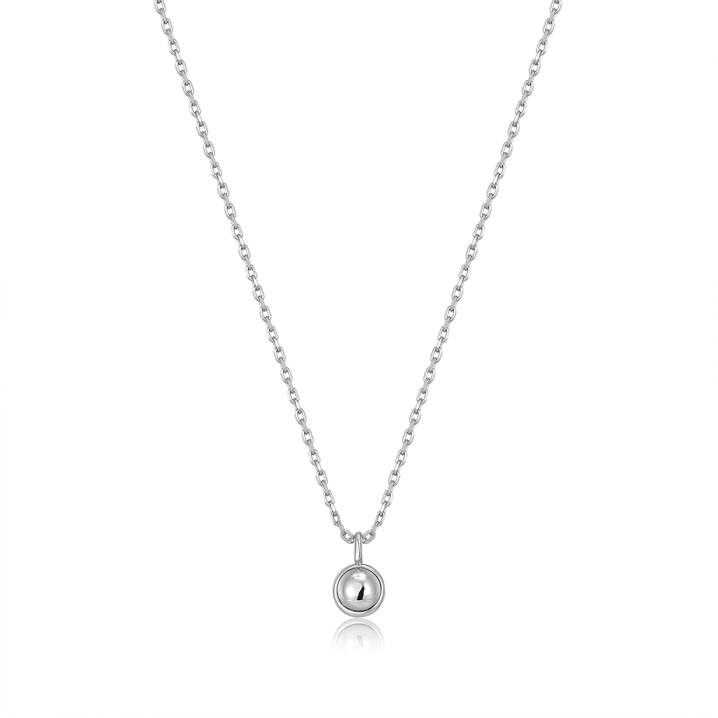 Ania Haie Silver Orb Drop Pendant Necklace