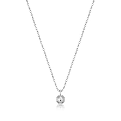 Ania Haie Silver Orb Drop Pendant Necklace