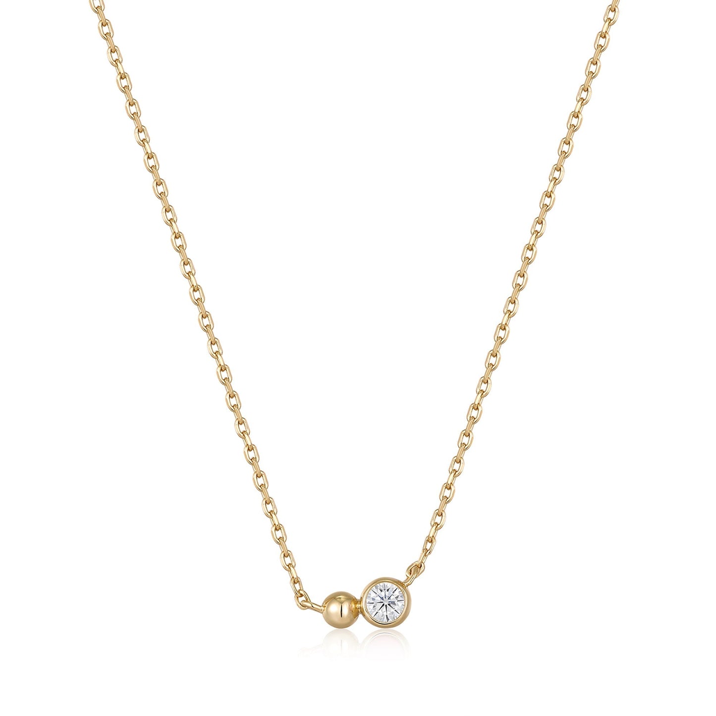 Ania Haie Gold Orb Sparkle Pendant Necklace