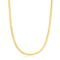 Ania Haie Gold Flat Snake Chain Necklace