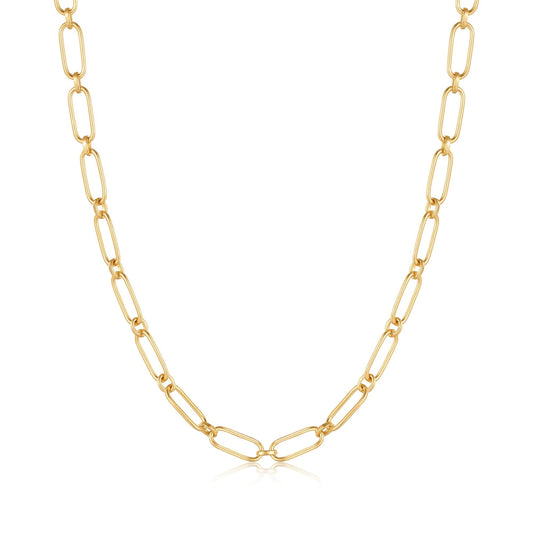 Ania Haie Gold Cable Connect Chunky Chain Necklace