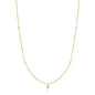 Ania Haie 14kt Gold Pearl and White Sapphire Necklace