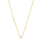 Ania Haie 14kt Gold Triple Natural Diamond Necklace