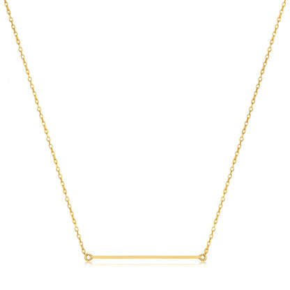 Ania Haie 14kt Gold Solid Bar Necklace